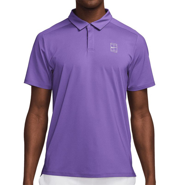 Nike Court Advantage Polo - Action Grape/White