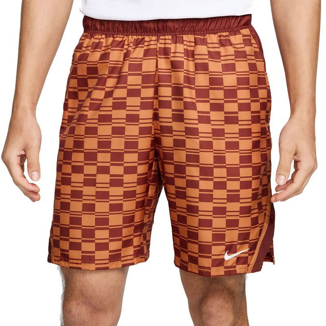 Nike Court Printed 9 inch Victory Short - Monarch/White
