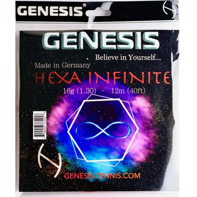 Genesis Hexa Infinite 16G Red Tennis String