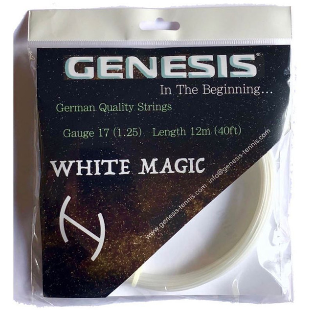 Genesis White Magic 17G White Tennis String