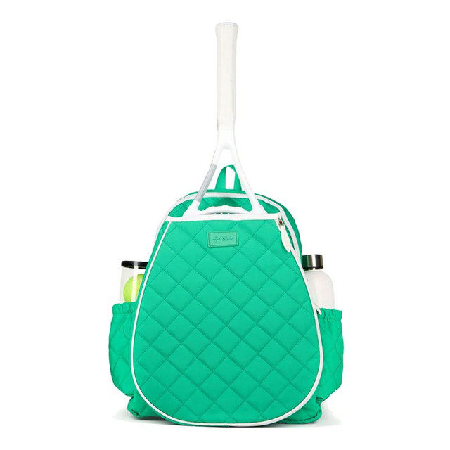 Ame and Lulu Game On Tennis Backpack - Quilted Jade