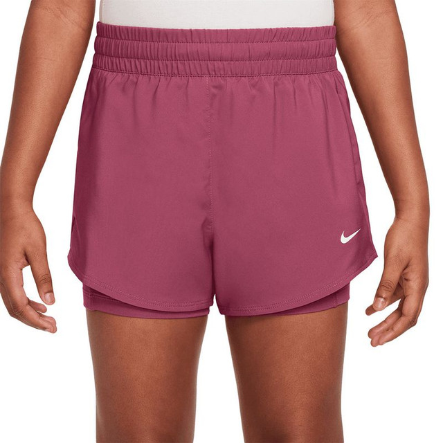 Nike One Girls Short - Sweet Beet/White