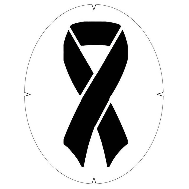 Tourna Hope Ribbon Stencil