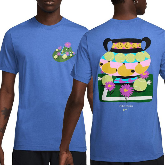 Nike Court Tee Shirt - Comet Blue