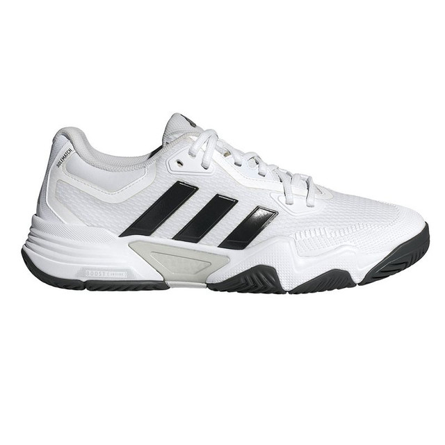 adidas Sole Match Control 2 Mens Tennis Shoe - White/Black Blue Metallic/Silver Metallic