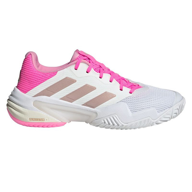 adidas Barricade 13 Womens Tennis Shoe - White/Ash Peacoat/Lucid Pink
