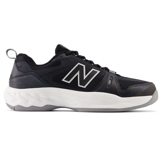 New Balance Fresh Foam X 1007 (2E) Mens Tennis Shoe - Black/Grey