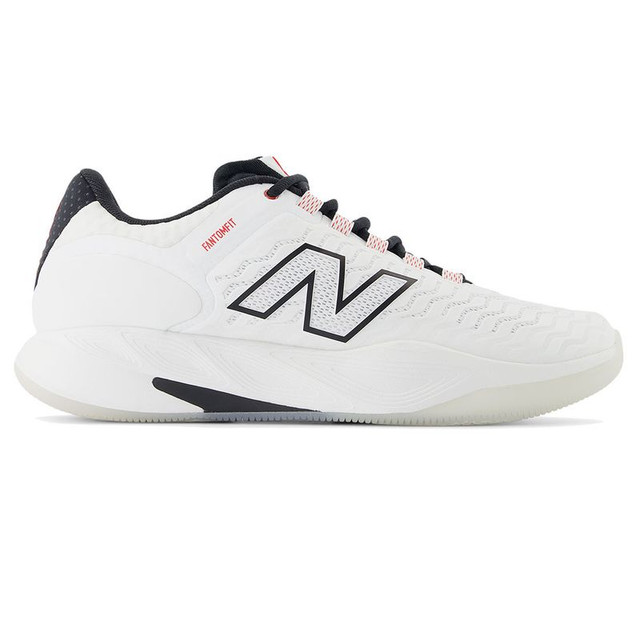 New Balance CT-Rally v2 (2E) Mens Tennis Shoe - White/Gum