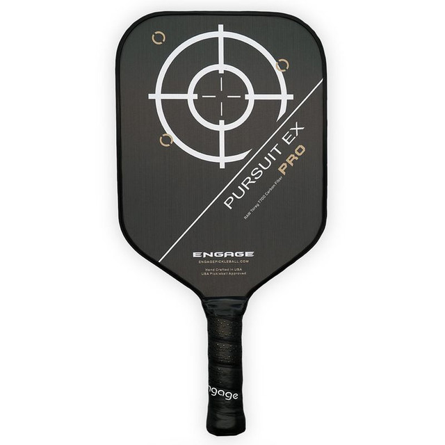 Engage Pursuit Pro EX Black Pickleball Paddle