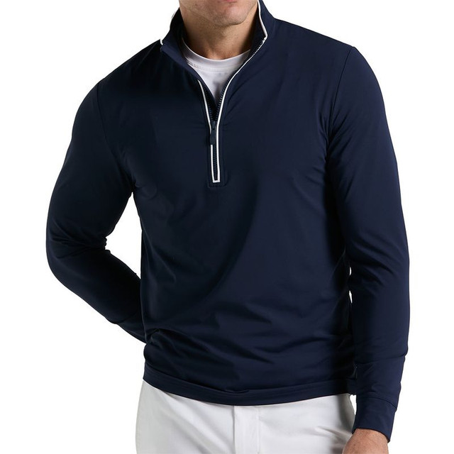 Penguin Performance 1/4 Zip Long Sleeve - Black Iris