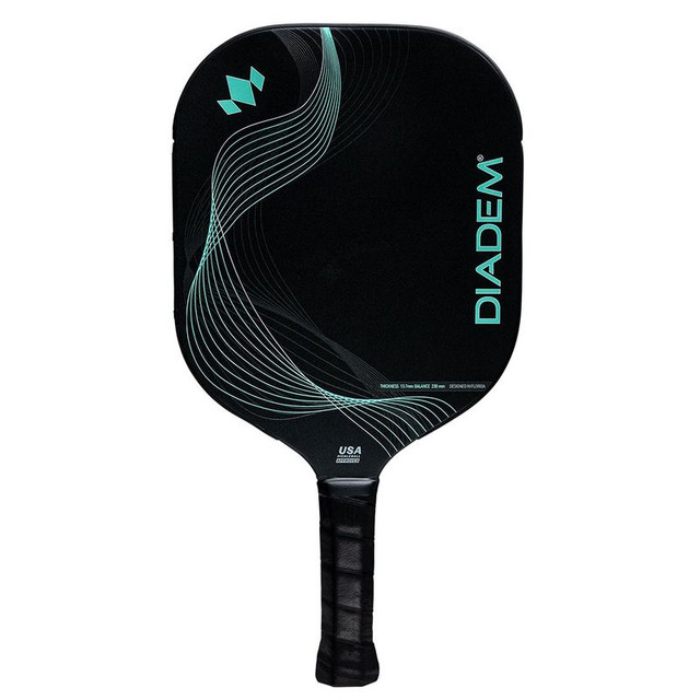 Diadem Icon Infinity Max Black/Mint Pickleball Paddle