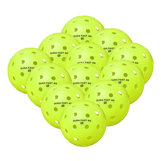 Dura Fast 40 Outdoor Pickleballs - 12 Pack