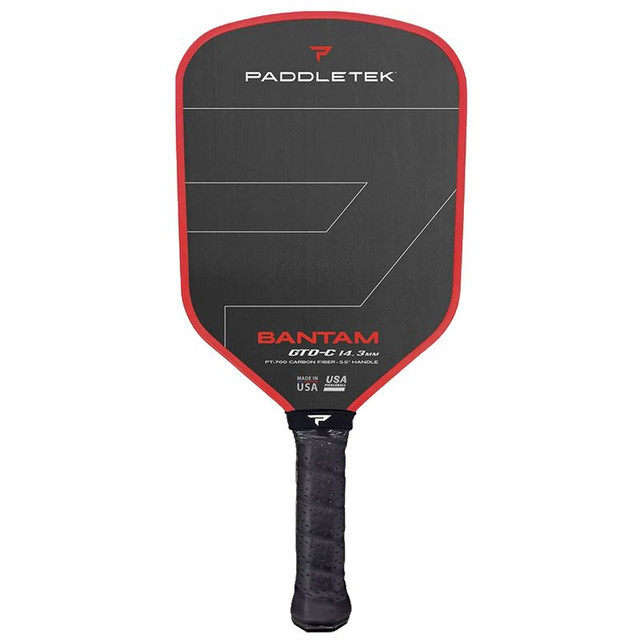 Paddletek Bantam GTO-C 14.3mm Fire Red Pickleball Paddle