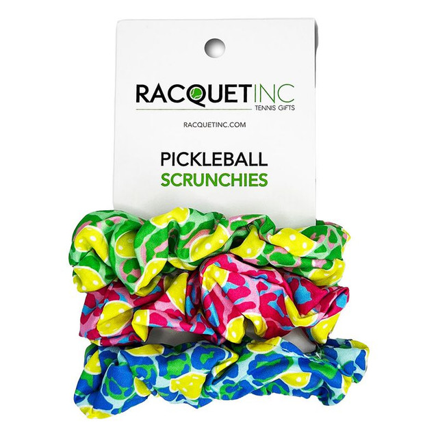 Racquet Inc Tennis Scrunchies - Purple/Green