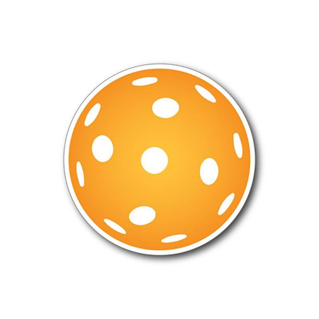 Racquet Inc Pickleball Magnet - Orange/White