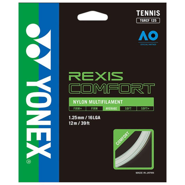 Yonex Rexis Comfort 125 16L Cool White Tennis String