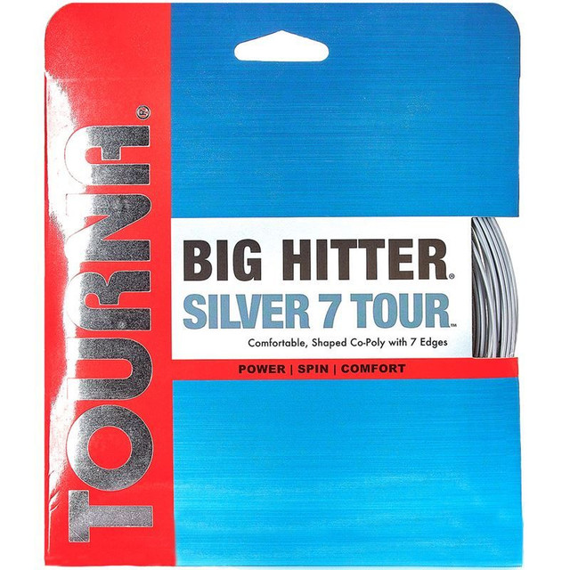 Tourna Big Hitter Silver 7 Tour 16G Silver Tennis String
