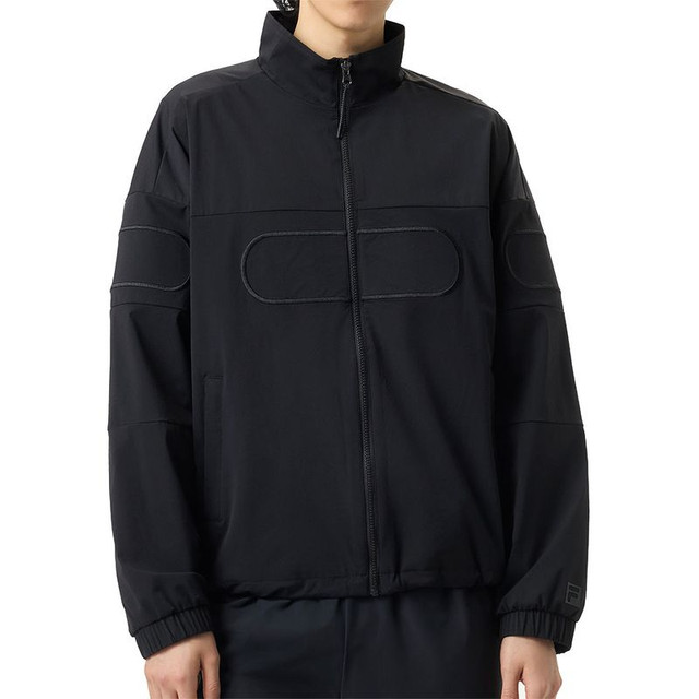 Fila Center Court Podium Jacket - Black/Silver Reflective