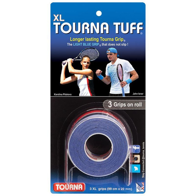 Tourna Grip Tuff XL (3 Grips) - Blue