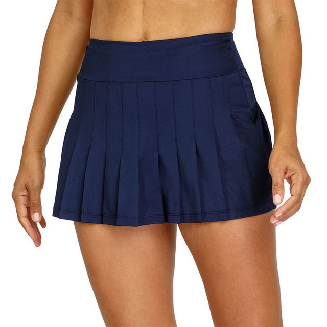 Tail Essentials Jillian 13.5 inch Pleated Skirt - Navy Blue