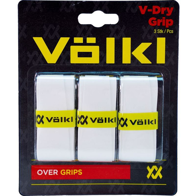 Volkl V Dry Overgrip 3 Pack - White