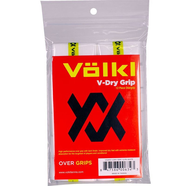 Volkl V Dry Overgrip 12 Pack - White