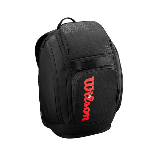 Wilson Clash V3 Super Tour Backpack Tennis Bag - Black/Red