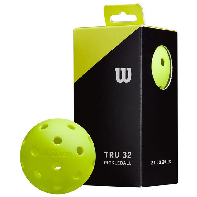 Wilson Tru 32 Outdoor Pickleballs - 2 Pack
