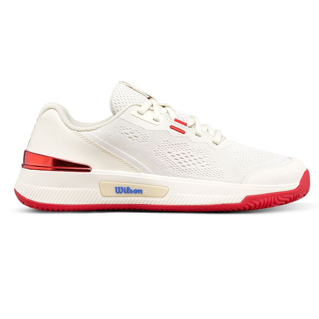 Wilson Intrigue Pro USO Womens Tennis Shoe - Tofu/Infrared/Black