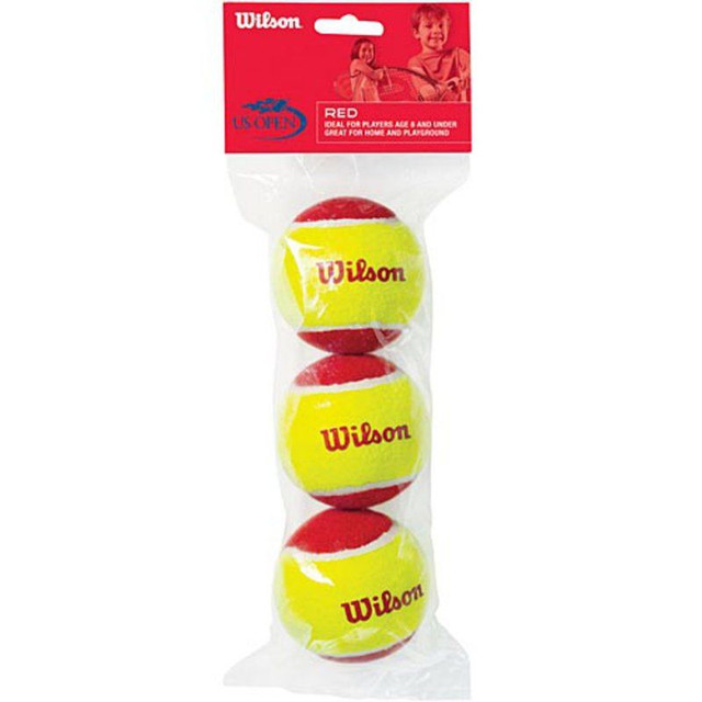 Wilson Starter Game Balls Low Compression Red 3 Pack WRT137000