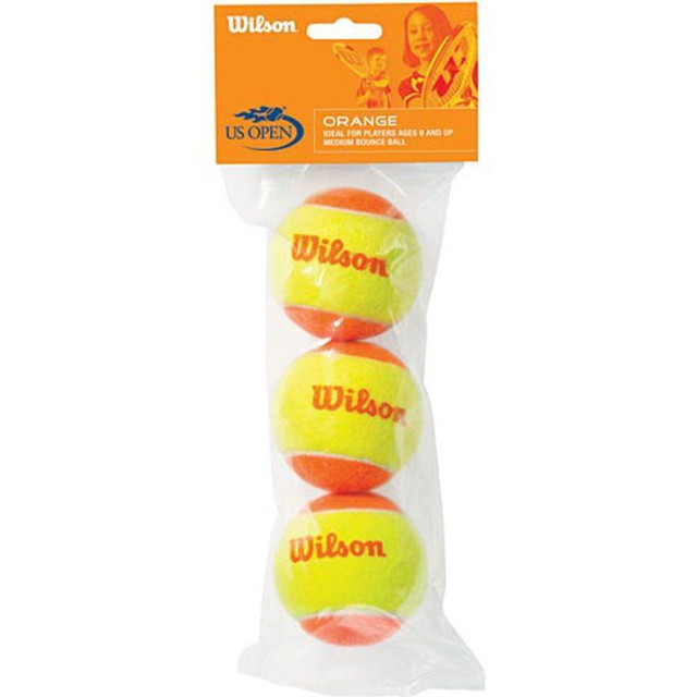 Wilson Starter Game Balls Low Compression Orange 3 Pack