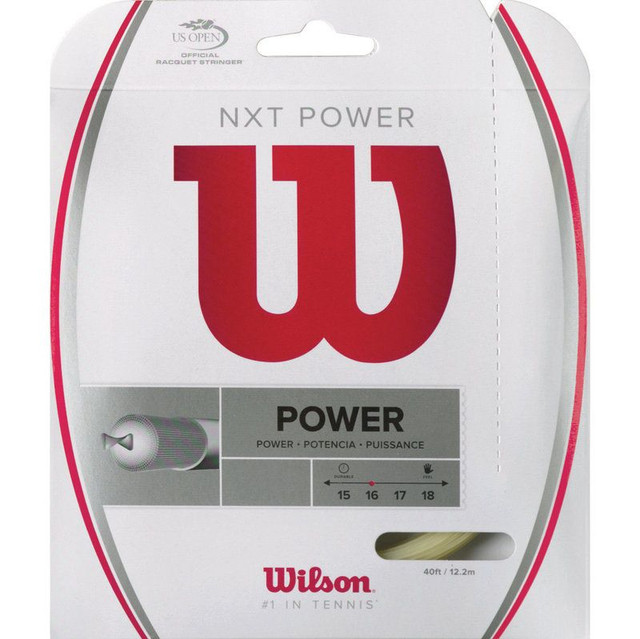 Wilson NXT Power 18G Natural Tennis String