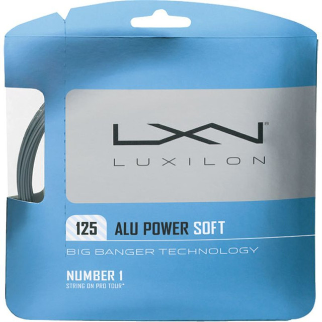 Luxilon ALU Power Soft 125 Silver Tennis String