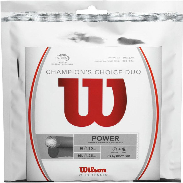 Wilson *HYBRID* Champions Choice Duo Tennis String