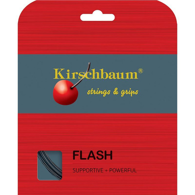 Kirschbaum Flash 17G (1.25mm) Black Tennis String