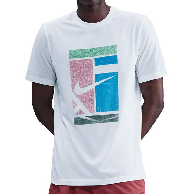 Nike Court Dri FIT Tee Shirt - White