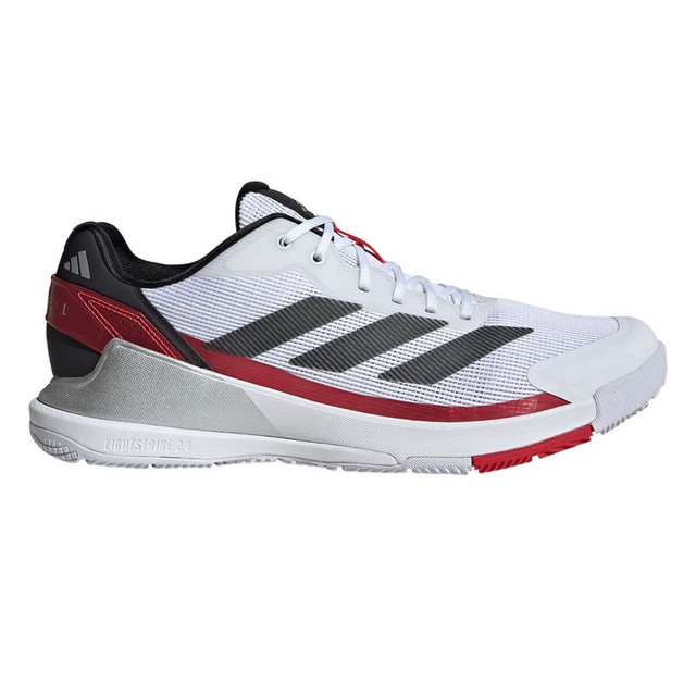adidas Crazyquick LS Mens Padel Shoe - White/Black/Lucid Red