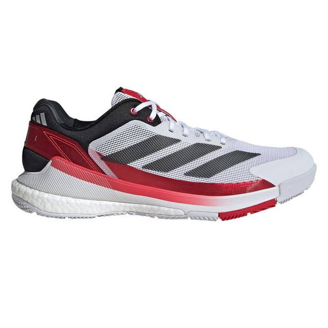adidas Crazyquick Boost Mens Padel Shoe - White/Black/Lucid Red