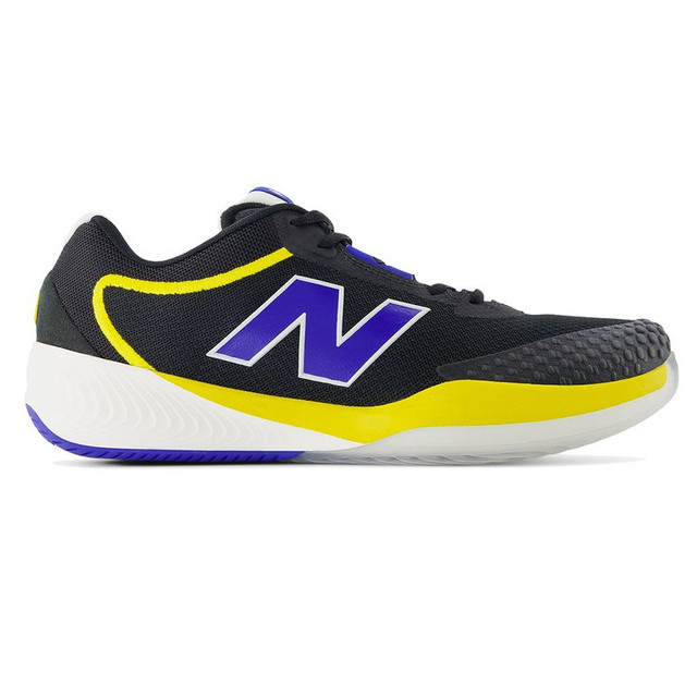 New Balance 996v6 (D) Mens Tennis Shoe - Black/Blue Gemstone/Apollo Gold