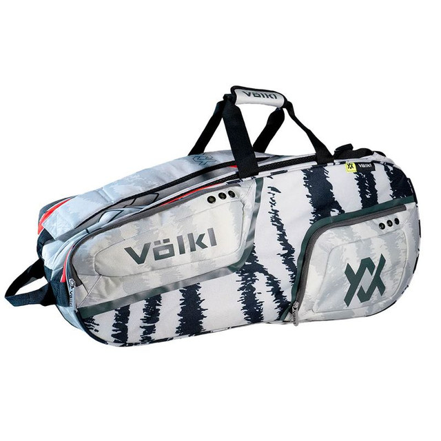 Volkl Zebra Combi Tennis Bag - Ghost White/Black