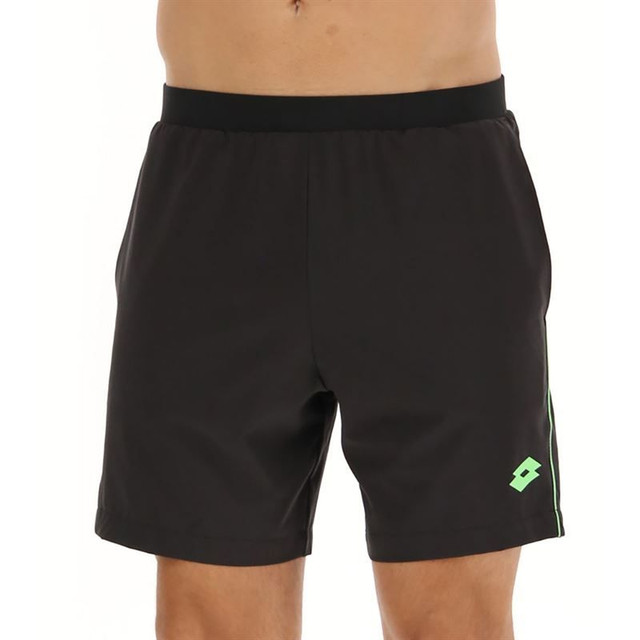 Lotto Superrapida V 7 inch Short - All Black/Green Apple Neon