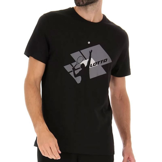 Lotto Losanga Tennis Tee - Black