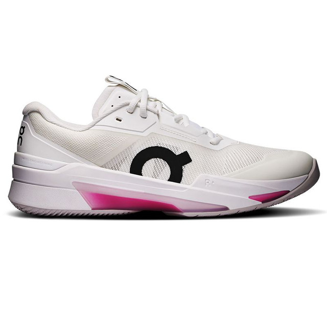 On The Roger Pro Fire Mens Tennis Shoe - White/Pink