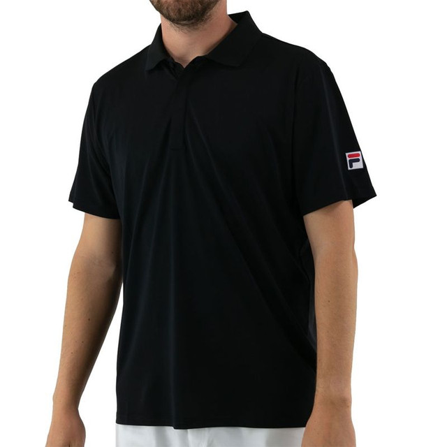 Fila Essentials Short Sleeve Polo - Black