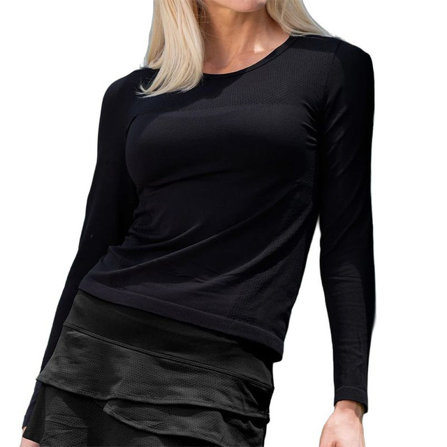 Lucky in Love Core Active Seamless Long Sleeve - Black
