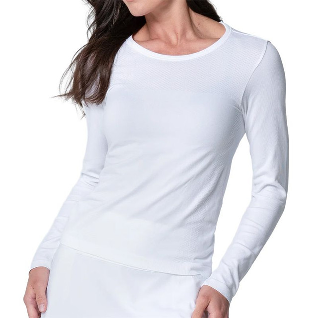 Lucky in Love Core Active Seamless Long Sleeve - White