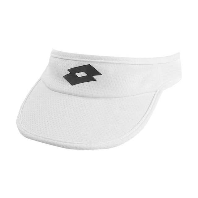 Lotto Tennis Visor - Bright White/All Black