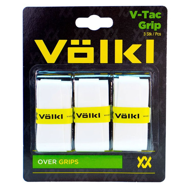 Volkl V-Tac White Overgrip (3pk)