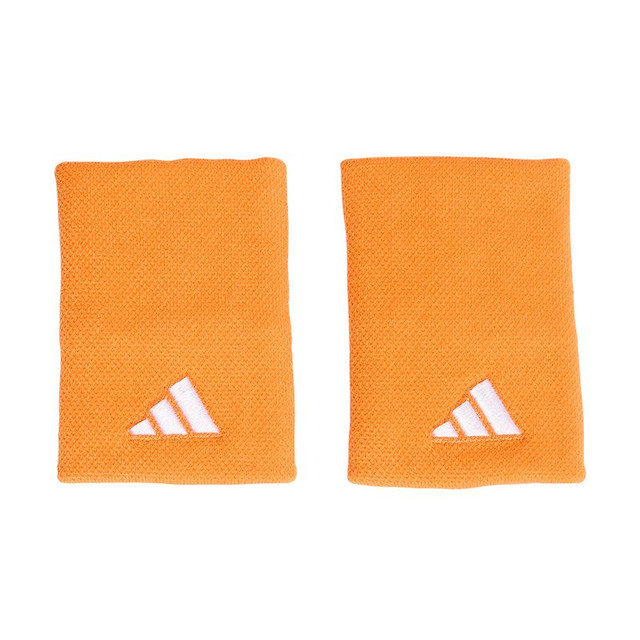 adidas Doublewide Tennis Wristband - Pure Orange/White