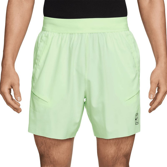 Nike Court 6 inch Advantage Short - Volt Tint/Black